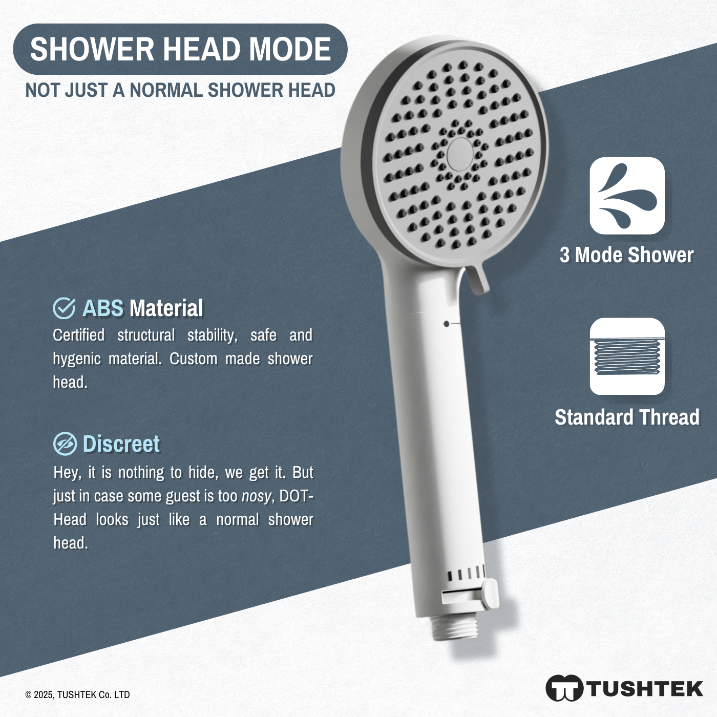 DOT-Home Shower Head for Intimate Douche with Filter