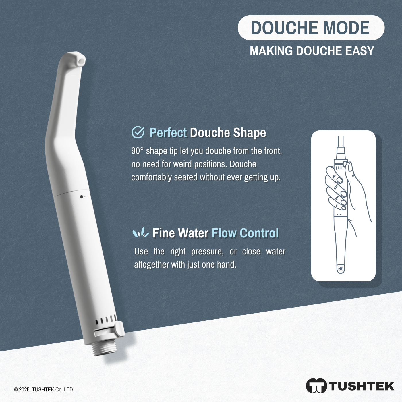 DOT-Home Shower Head for Intimate Douche with Filter