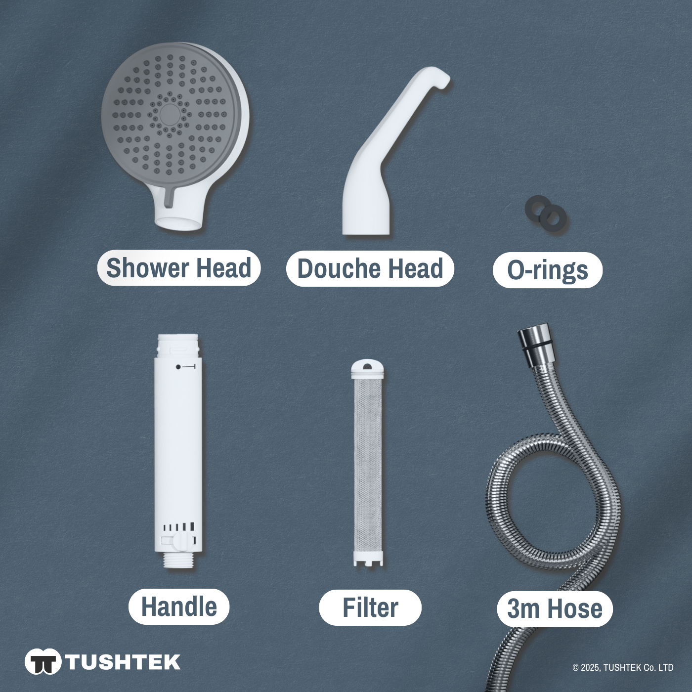 DOT-Home Shower Head for Intimate Douche with Filter